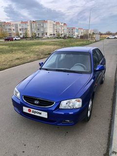 Седан Hyundai Accent 2003 года, 585000 рублей, Краснодар