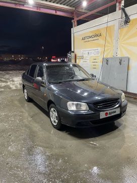 Седан Hyundai Accent 2008 года, 400000 рублей, Челябинск