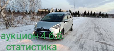 Минивэн или однообъемник Toyota Sienta 2015 года, 1620000 рублей, Бердск