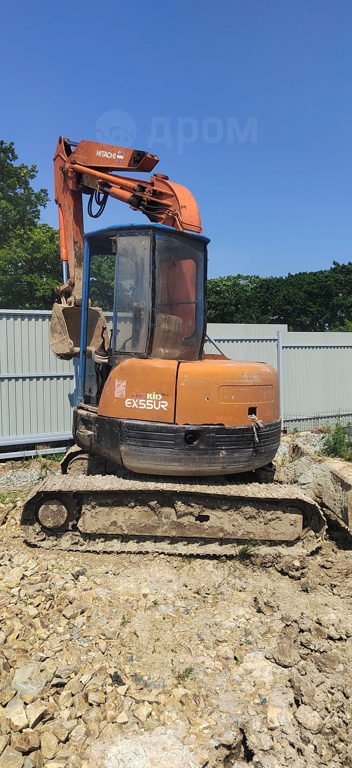 Купить Hitachi EX55 Мини-экскаватор 2000 года во Владивостоке: цена 1 ...