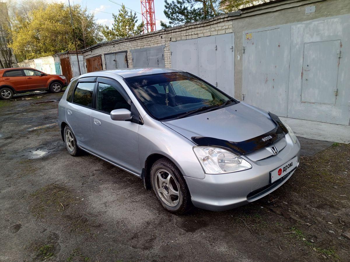 Купить авто Хонда Цивик 2001 в Кургане, Собственник, учет на мне, обмен на  более дорогую, на равноценную, на более дешевую, хэтчбек 5 дв., серый,  бензин, автомат