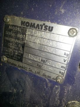   Komatsu FG15C-17 2003 , 650000 , -
