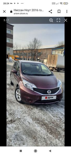  Nissan Note 2016 , 740000 , 