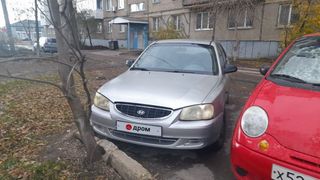 Седан Hyundai Accent 2002 года, 255000 рублей, Магнитогорск