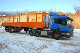 Бортовой полуприцеп Amur LYR-9500JSR 2023 года, 4800000 рублей, Улан-Удэ