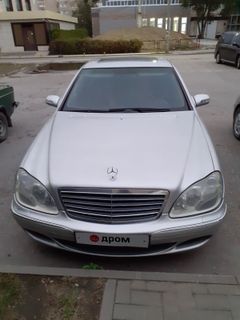 Седан Mercedes-Benz S-Class 2003 года, 1200000 рублей, Волжский