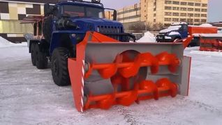Снегоуборочная машина Урал 4320 2023 года, 14100000 рублей, Хабаровск
