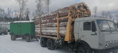 Лесовоз, сортиментовоз КамАЗ 53212 1995 года, 350000 рублей, Канск