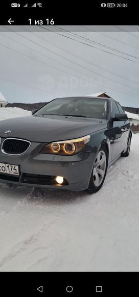 Седан BMW 5-Series 2004 года, 1170000 рублей, Челябинск