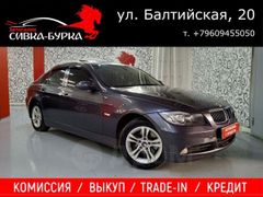 Седан BMW 3-Series 2007 года, 1200000 рублей, Барнаул