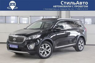 SUV или внедорожник Kia Sorento 2016 года, 2888000 рублей, Нижневартовск