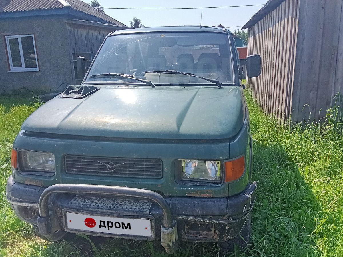 УАЗ Симбир 2001 г. в Урае, Змз 409 компрессия 10, 5, зеленый, битый или ...