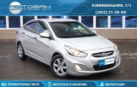 Седан Hyundai Solaris 2014 года, 969000 рублей, Омск